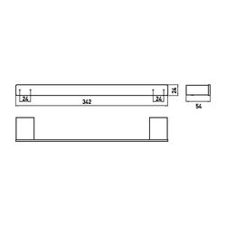emco Wannengriff Loft Metallgriff 300mm Wandmontage Chrom... EMCO-057000130 4018445078191 (Abb. 1)