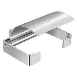 emco Loft Papierhalter mit Deckel rechteckige Abdeckrosette flacher Stab Zamak Schraubb... EMCO-050000100 4018445078030 (Abb. 1)