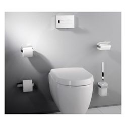 emco Loft Bürstengarnitur Wandmodell Mattglas satiniert Chrom Zamak mit Befestigungsmat... EMCO-051500100 4018445078078 (Abb. 1)