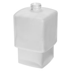 emco Loft Seifenspender satiniertes Glasteil Kunststoffpumpe chrom eckig 300 Milliliter... EMCO-052100101 4018445078092 (Abb. 1)