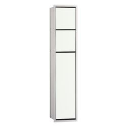 emco WC-Modul asis 150 Unterputz, 809mm, Aluminium/Glas, Alu/Optiwhite... EMCO-975027450 4018445083119 (Abb. 1)