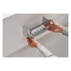 emco Eckwandkorb system 2, 185x81x185mm, Zink/Kunststoff, Chrom... EMCO-354500124 4018445122412 (Abb. 1)