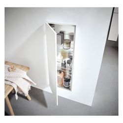 emco Schrankmodul asis pure Unterputz, Anschlag links 730mm, 250x730x162,5mm, Diamantgr... EMCO-975551506 4018445127479 (Abb. 1)