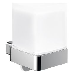 emco Loft Einhand Seifenspender Glasteil satiniert chrom eckig 155 ml mit Kipphebel und... EMCO-052100103 4018445106733 (Abb. 1)