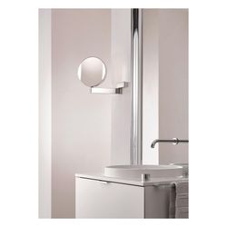 emco LED-Wandkosmetikspiegel prime, 3-fach/7-fach Vergrößerung, 304,2mm, 1-armig, Metal... EMCO-109506017 4018445106498 (Abb. 1)