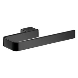 emco Loft Handtuchring starr rechts offen schwarz flacher Stab 208 mm mit Befestigungsm... EMCO-055513300 4018445115780 (Abb. 1)