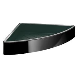 emco Loft Eckschwammkorb mit Kunststoffeinsatz Wandmontage 179x36x179 mm Schwarz Zamak... EMCO-054513303 4018445115759 (Abb. 1)