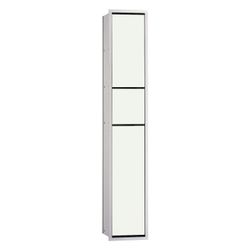 emco Gäste-WC-Modul asis 150, 168x964x153mm, Aluminium/Glas, Aluminiumoptik/Optiwhite... EMCO-976027470 4018445091060 (Abb. 1)