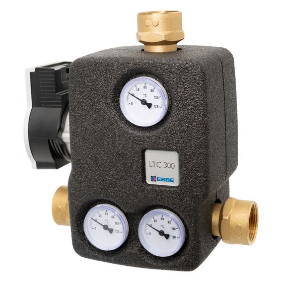 Esbe Ladeventileinheit LTC361 mit 6m Hocheffizienzpumpe, DN 25, 65 Grad, Sphäroguss, 55006200