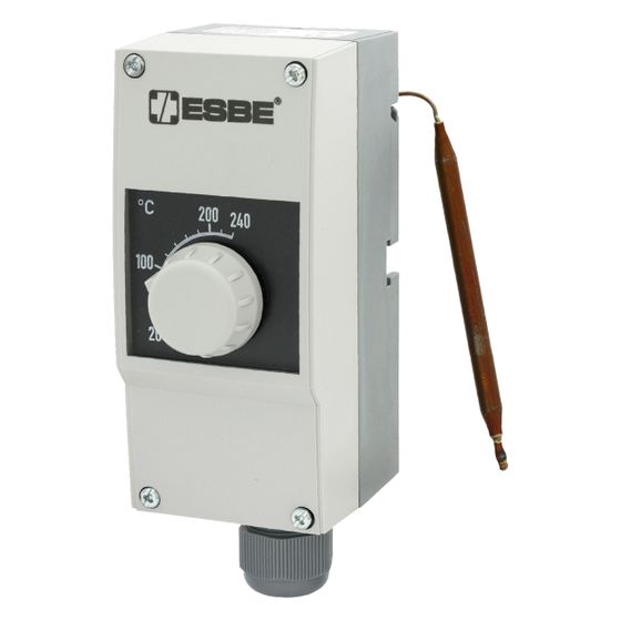 Esbe Rauchgasthermostat CTF151 Fühlertemperatur 500 Grad, 20-240 Grad, IP54, 53x120mm, 96mm