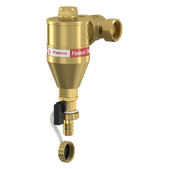 Flamco Clean T Ecoplus G3/4 drehbarer Magnetit-/Schlammabscheider mit WD