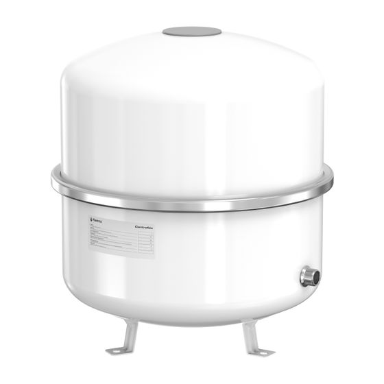 Flamco Contraflex Ausdehnungsgefäß 50l, Betriebsdruck 1,5-6 bar, für Heizungsanlagen, Weiß