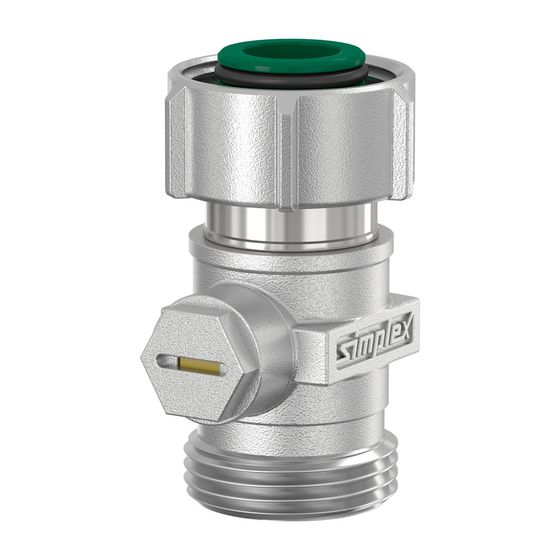 Flamco Exclusiv Durchgang Einzel-Kugelhahn D2/AG G 3/4