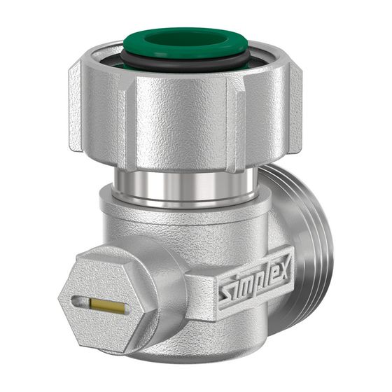 Flamco Exclusiv Eck Einzel-Kugelhahn E2/AG G 3/4