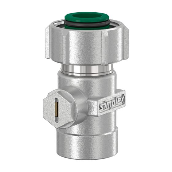 Flamco Exclusiv Durchgang Einzel-Kugelhahn D2/IG G 3/4