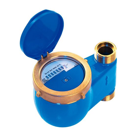 Flamco MTK SR Hauswasserzähler Q3 10,0cbm/h DN 25-G 1 1/4", 150mm, Modularis,Kaltwasser