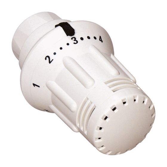 Flamco Thermostatkopf Startec2, Klemmanschluss Flüssigfühler, ohne Nullstellung