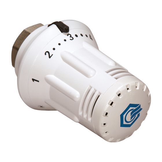 Flamco Thermostatkopf Startec2, Klemmanschluss Flüssigfühler,begrenztem Einstellbereich