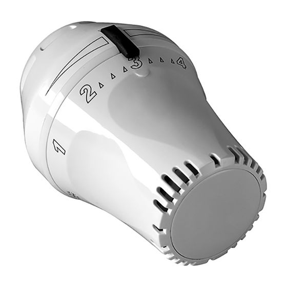 Flamco Thermostatkopf Startec4, Klemmanschluss Flüssigfühler, ohne Nullstellung