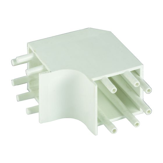Flamco Innenecke K für Kabelkanal Kunststoff, Weiß
