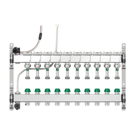 Flamco Secos Systemverteiler 5 Kreise vormontiert und vorverdrahtet