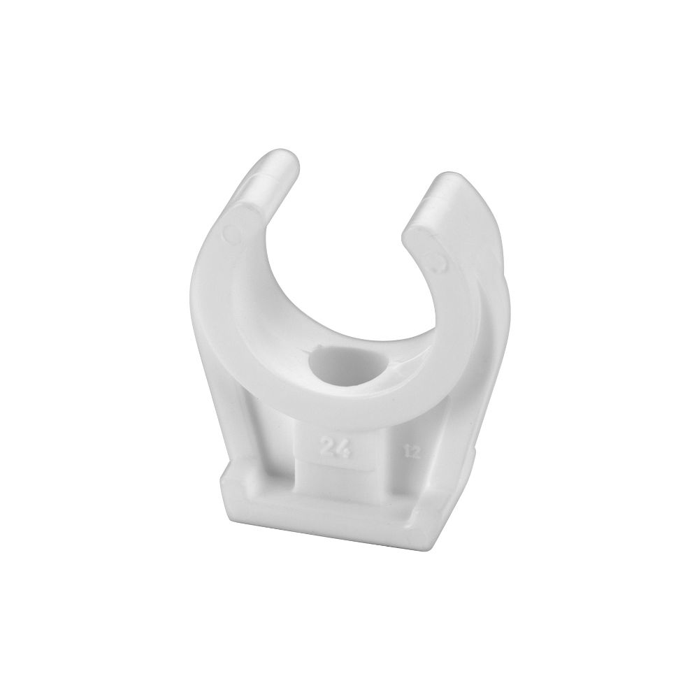 Flamco Flamco Fix KS Rohrbefestigungsclip 12 aus Kunststoff mit Messing-Gewindehülse, Wei... FLAMCO-62312 8712874623125 (Abb. 1)