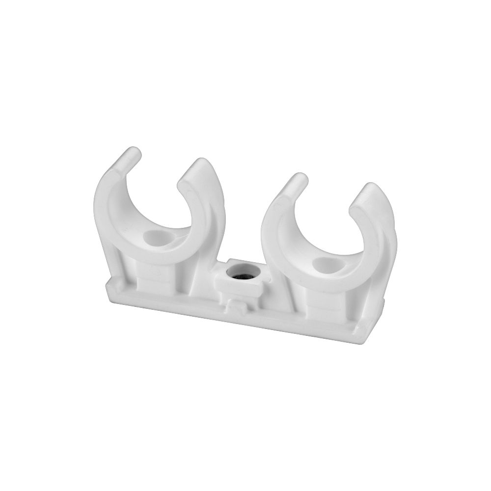 Flamco Flamco Fix KSD Rohrbefestigungsclip 15 aus Kunststoff mit Messing-Gewindehülse, We... FLAMCO-62415 8712874624153 (Abb. 1)