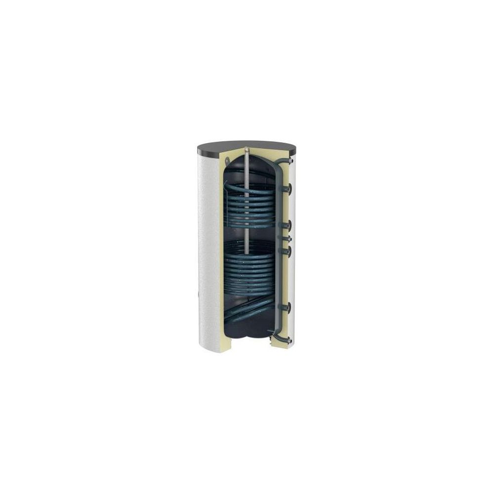 Flamco Flextherm Duo Standspeicher Solar 300l, d:660, Weiß emailliert... FLAMCO-18431 8712874184312 (Abb. 2)
