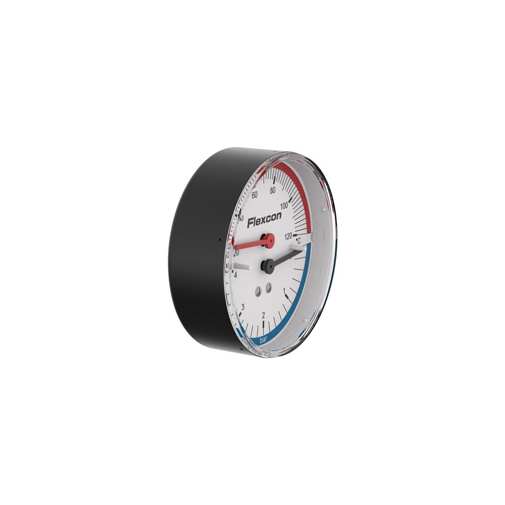 63mm 0-120C Thermo Wasser Öltemperaturanzeige 1/2 Zoll Heckeinstieg
