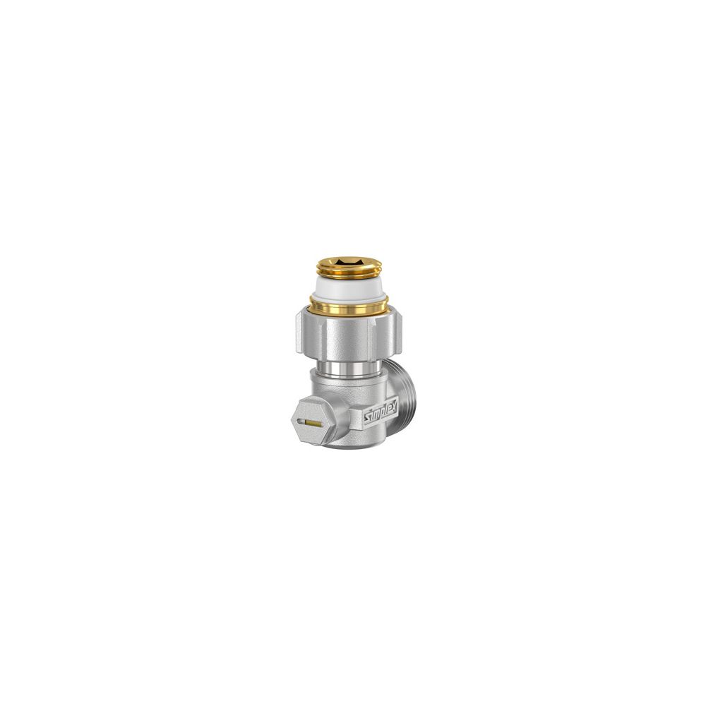 Flamco Exclusiv Eck Einzel-Kugelhahn E1/AG G 3/4" Innengewinde x G 3/4" Außengewinde Mes... FLAMCO-F10019 4013852200562 (Abb. 2)
