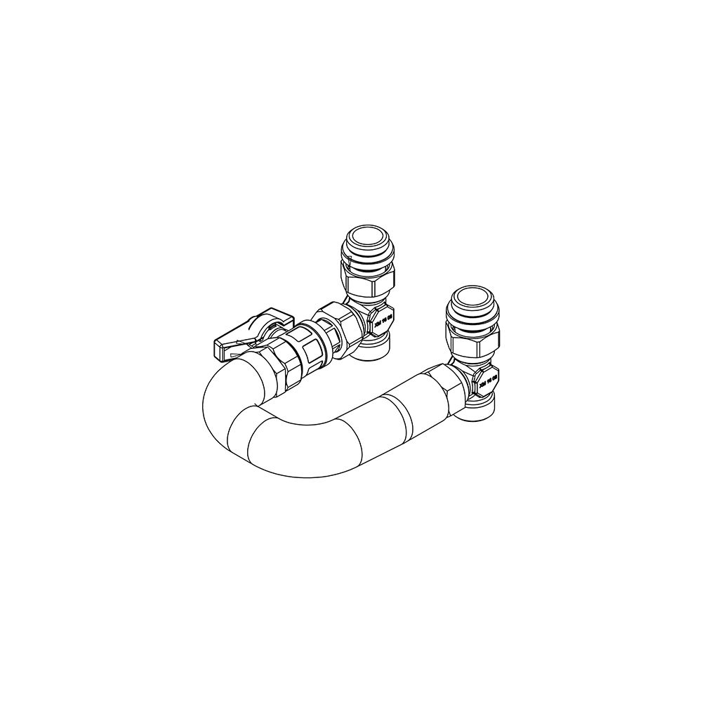 Flamco Logomini G2 Spülbypass 3/4" inklusive Kugelhahn... FLAMCO-M10730.030 4016715153487 (Abb. 2)