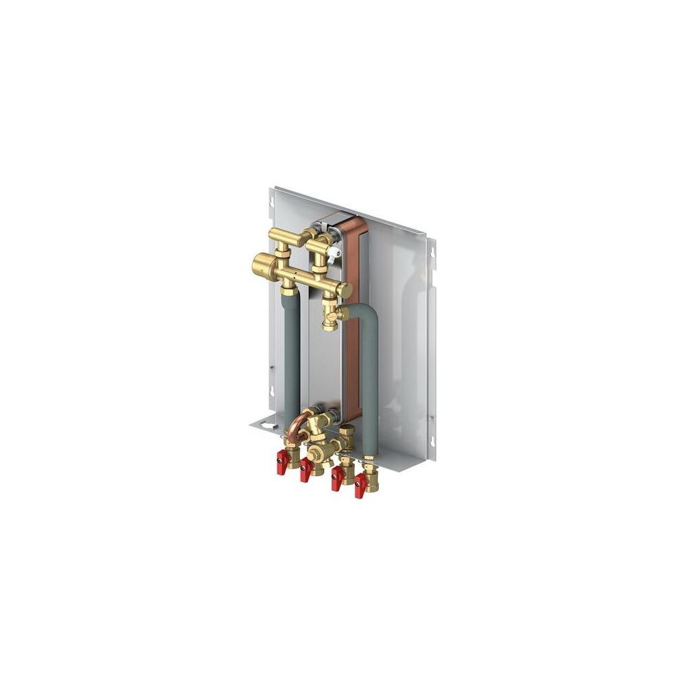 Flamco Logovital mit Plattenwärmetauscher WP24-30E auf Grundplatte... FLAMCO-M10231.41WWB 4016715038302 (Abb. 2)