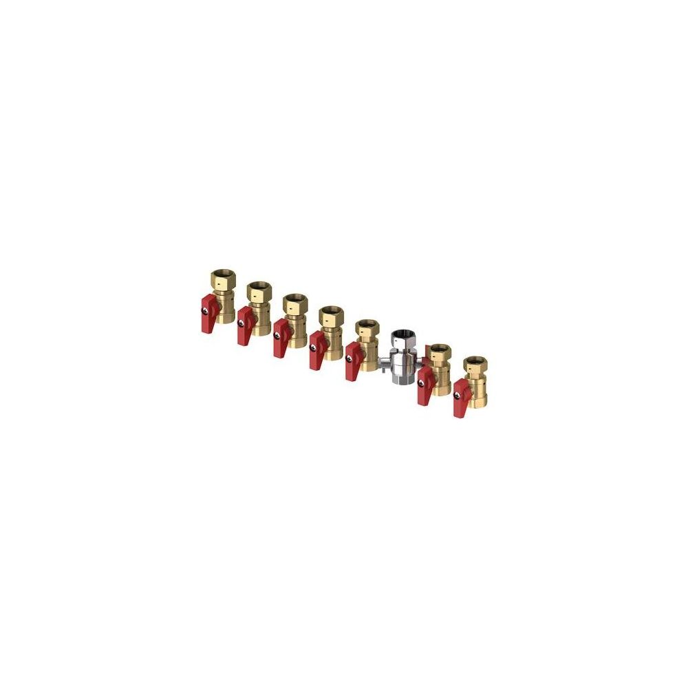 Flamco Absperrkugelhahn-Set Durchgang 7 x DN 20... FLAMCO-M10252.32 4016715019516 (Abb. 2)