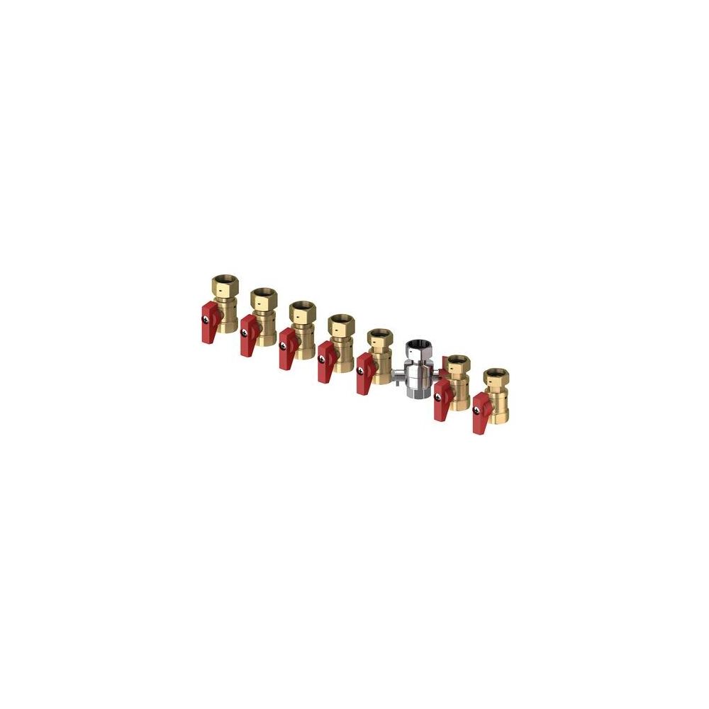 Flamco Absperrkugelhahn-Set Durchgang 8 x DN 20... FLAMCO-M10252.33 4016715019547 (Abb. 2)