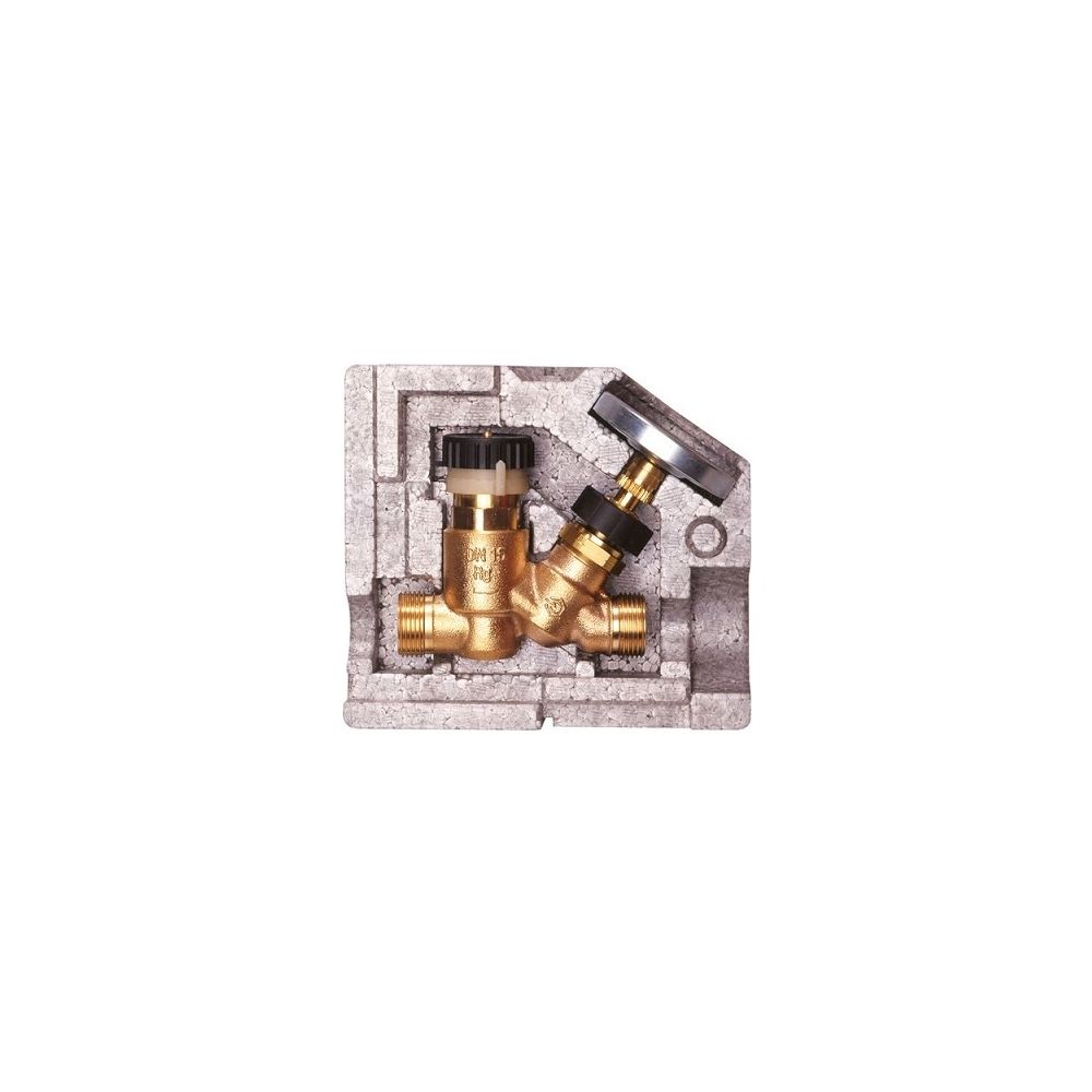 Flamco Zirkulationsventil DN 15, 50-60 Grad C Außengewinde-Außengewinde, Isolierung un... FLAMCO-M1206340 4018919002660 (Abb. 2)
