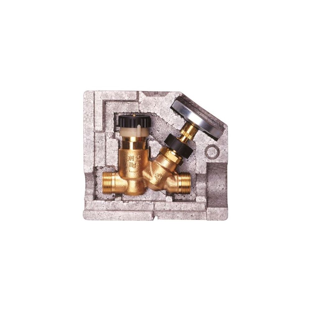 Flamco Zirkulationsventil DN 20, 50-60 Grad C Außengewinde-Außengewinde, Isolierung un... FLAMCO-M1206380 4018919002691 (Abb. 2)