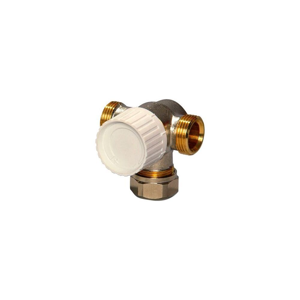 Flamco Dreiwege-Thermostatventilunterteile, DN 20 Voreinstellung, Anbindung rechts kug... FLAMCO-M1237461 4018919003896 (Abb. 2)