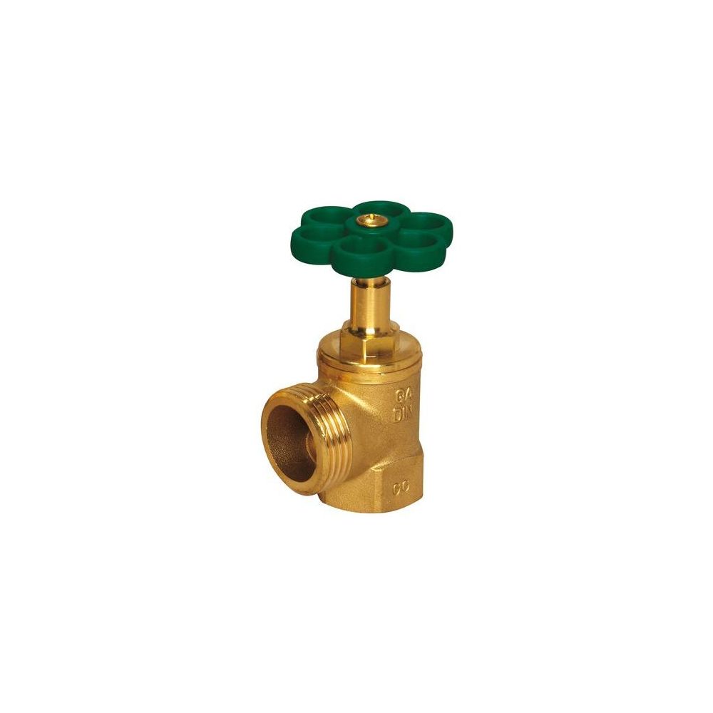 Flamco Geradsitzventil-Eckausführung DN 20 3/4" Innengewinde x 1 Außengewinde... FLAMCO-M1246070 4018919006217 (Abb. 2)
