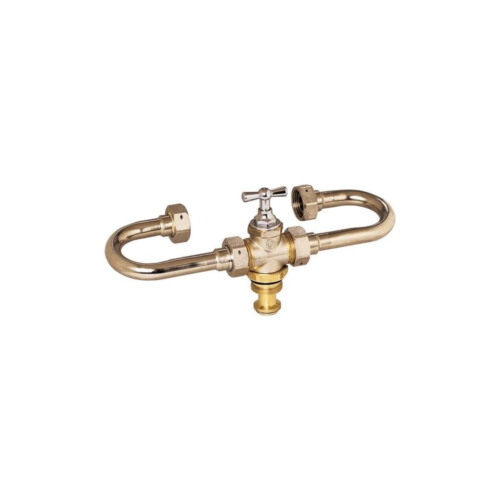 Flamco Ventilwasserzählergarnitur DN 20 für Wasserzähler mit Baulänge 80mm... FLAMCO-M1270880 4018919053518 (Abb. 2)