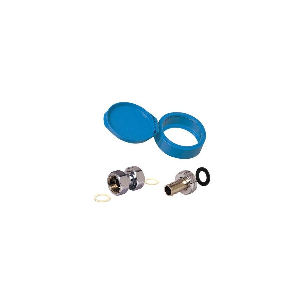 Flamco Gartenwasseranschluß-Set DN 15 Messing roh Anschlussverschraubung, Schutzhaube... FLAMCO-M1271060 4016715057617 (Abb. 2)