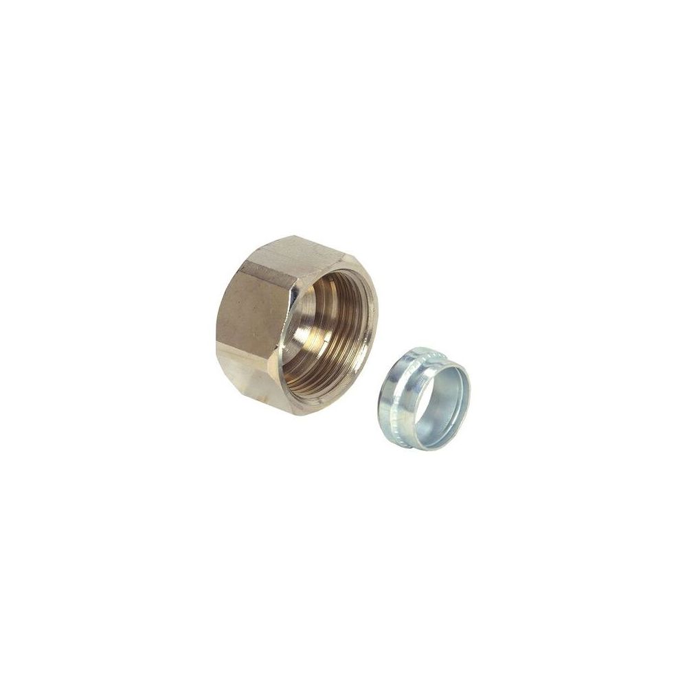Flamco Verschraubung DN 15, Schneidring 15mm Überwurfmutter M22 x 1,5... FLAMCO-M1390201 4018919017916 (Abb. 2)