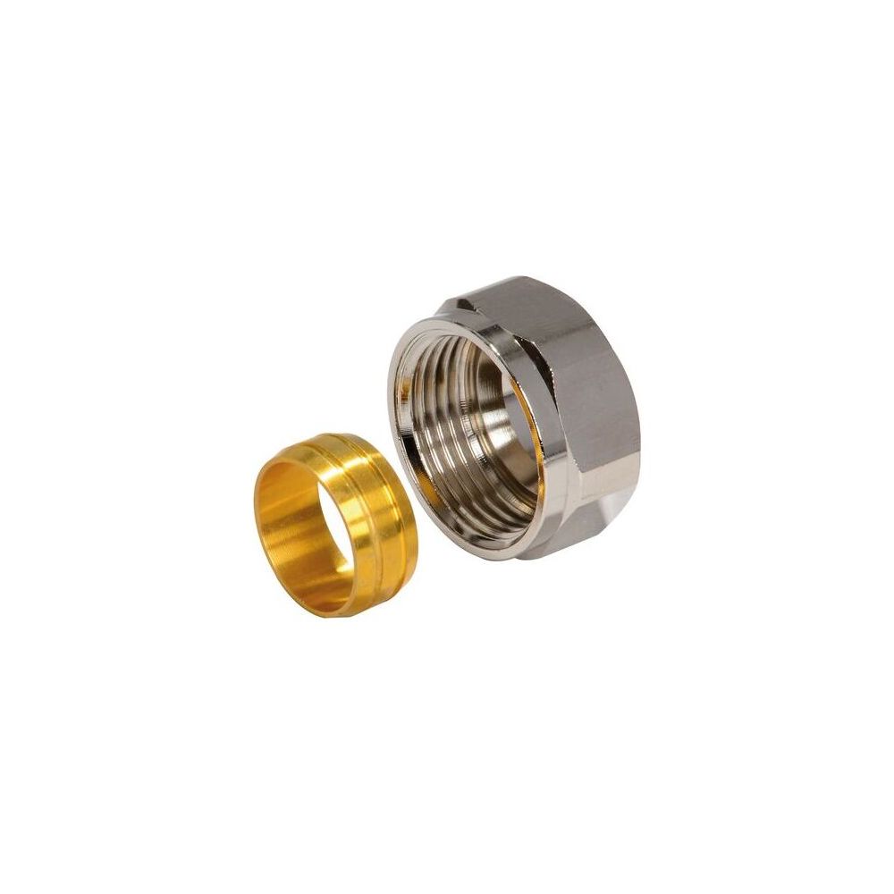 Flamco Verschraubung DN 15, Klemmring 18mm Überwurfmutter G 3/4"... FLAMCO-M1391491 4018919018760 (Abb. 2)