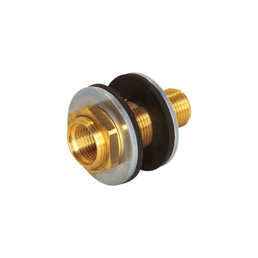 Flamco Außengewinde-Wandscheibe, Länge 130mm,G 3/4" Außengewinde xG 1/2" Innengewinde ... FLAMCO-M1391959 4018919019118 (Abb. 2)