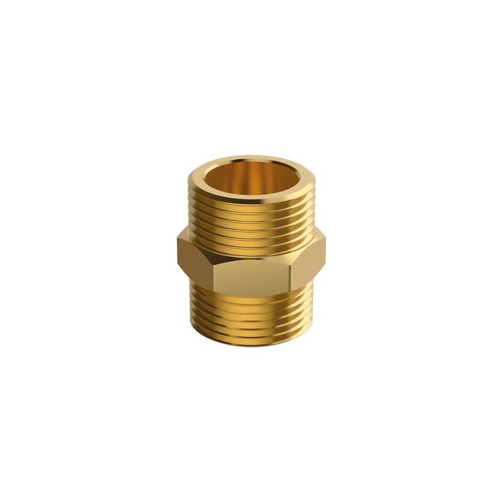 Flamco Doppelnippel 1 1/4" Messing, flachdichtend... FLAMCO-M43.66126MS 4016715123183 (Abb. 2)
