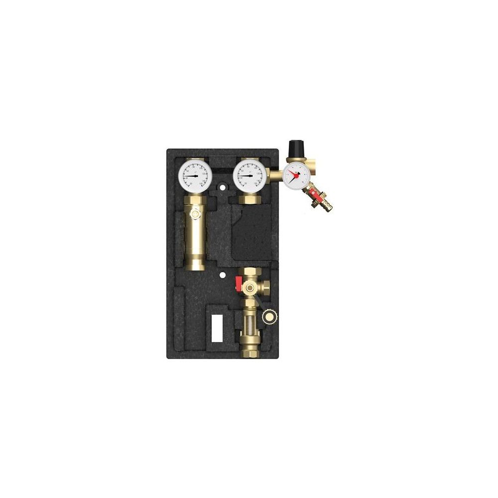 Flamco Zweistrang Solarstation S 3/4", ohne Pumpe, mit Entlüfter... FLAMCO-M45705.6EA 4016715003508 (Abb. 2)