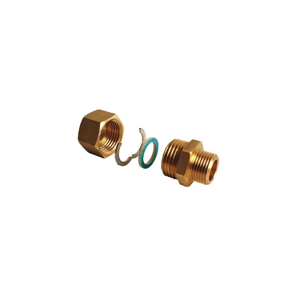 Flamco Verschraubungsset, flachdichtend für Wellrohr DN 20, 3/4" Außengewinde... FLAMCO-M46103 4016715004567 (Abb. 2)