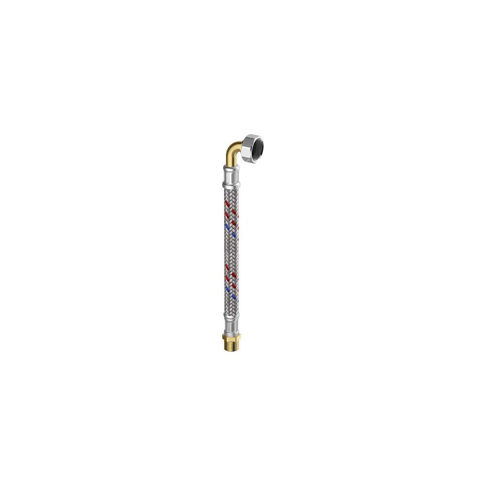 Flamco Meiflex Panzerschlauch Messinganschluss S/H/K 1/2" Außengewinde x 1/2" Bog... FLAMCO-M5715.1604.30 4016715023704 (Abb. 2)