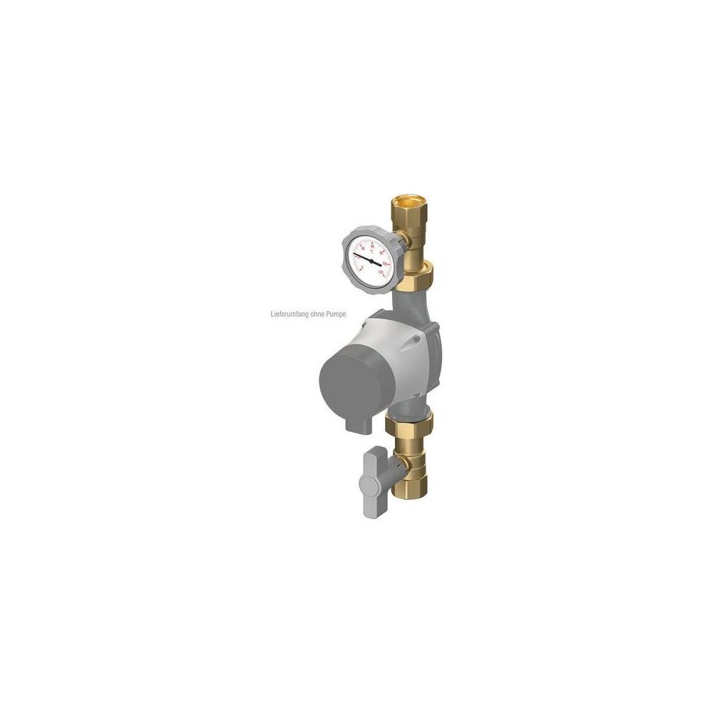 Flamco Pumpenabsperrset C 1", ohne Schwerkraftbremse... FLAMCO-M61122.1 4016715013538 (Abb. 2)
