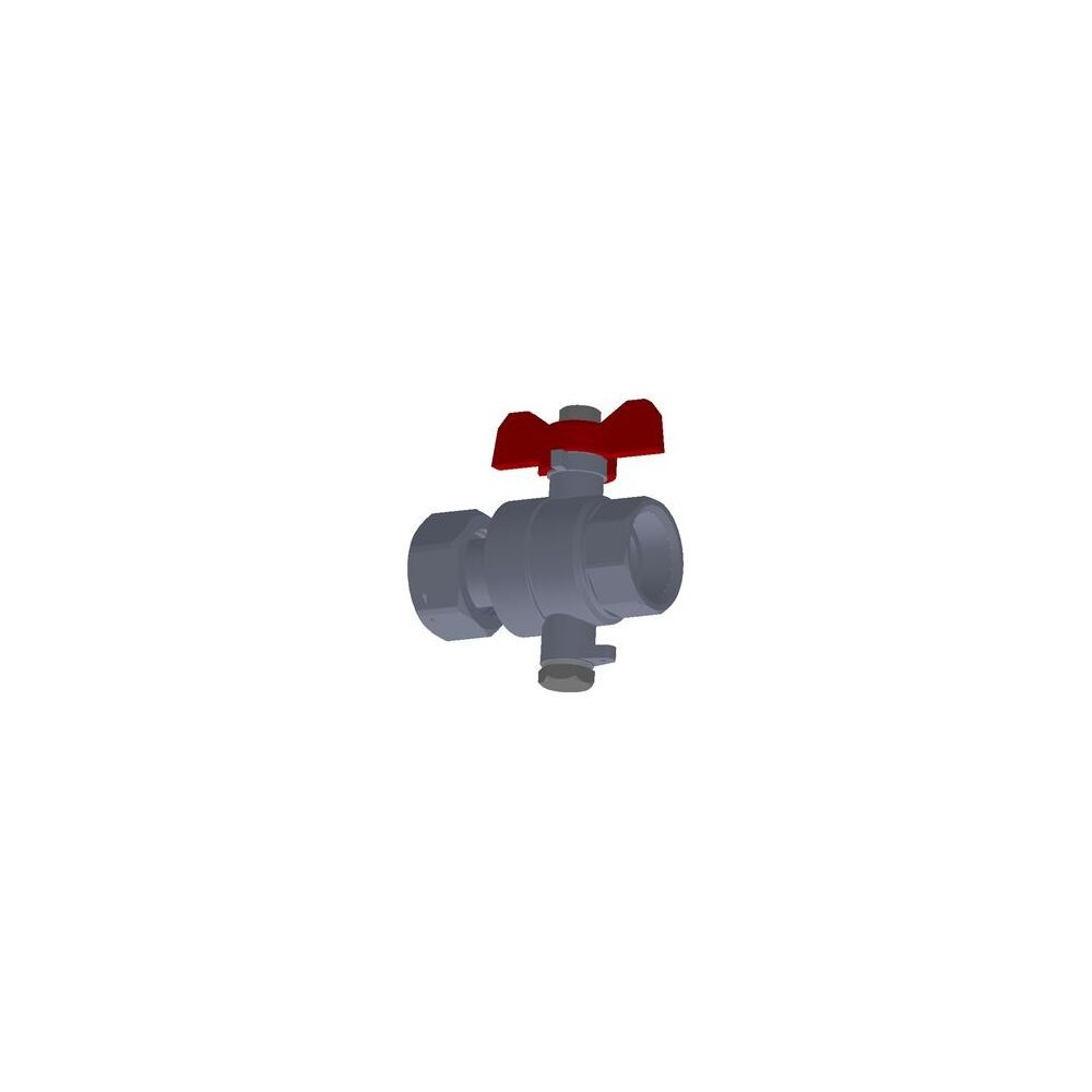 Flamco Kugelhahn 1" Innengewinde x Überwurfmutter 1" Innengewinde M10 Innengewinde ... FLAMCO-ME-61883.22 4016715131751 (Abb. 2)