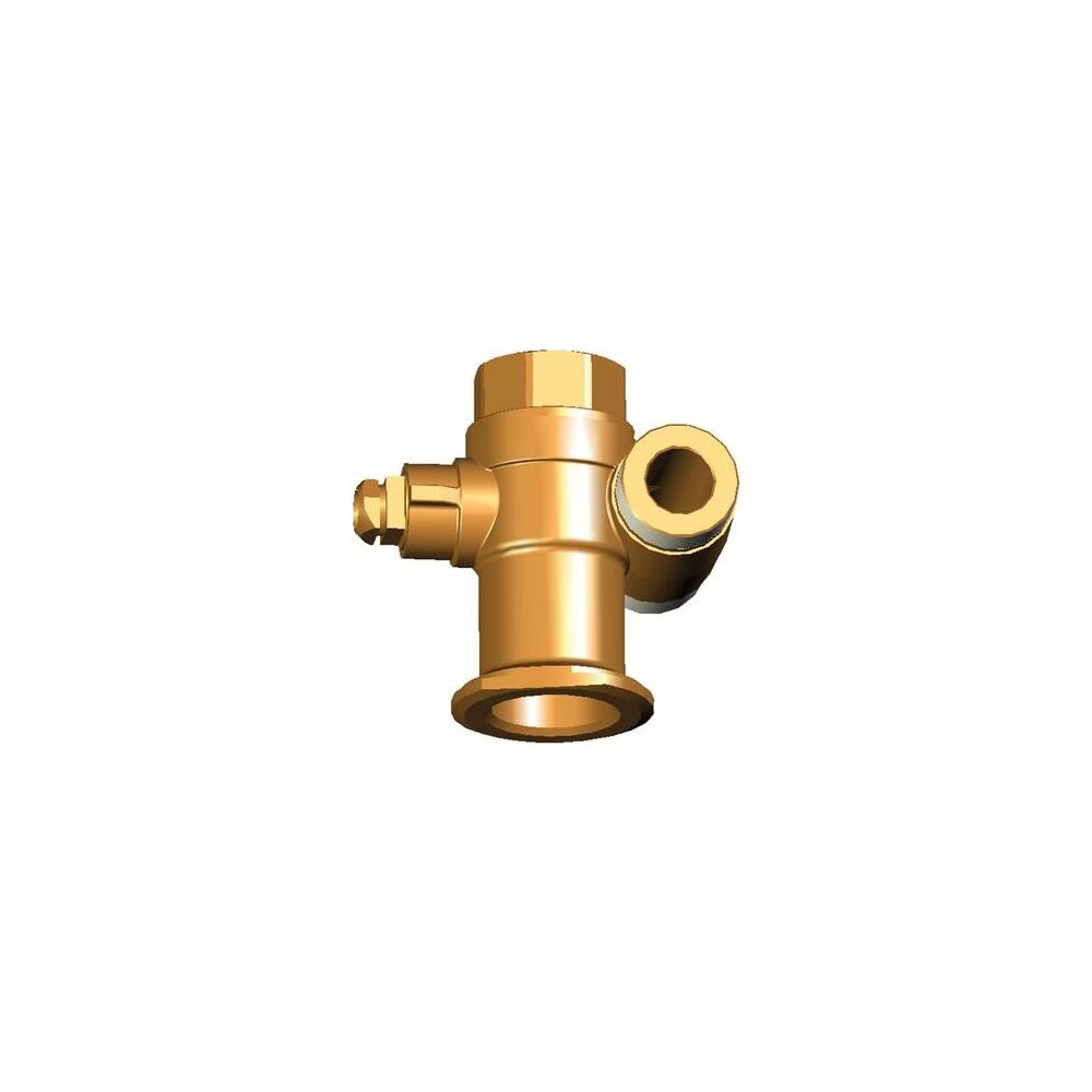 Flamco Vierwege-Kugelhahn 3/4" Innengewinde x Flansch 44,5, 2 x 3/4" Außengewinde, ... FLAMCO-ME-61887.82 4016715131775 (Abb. 2)